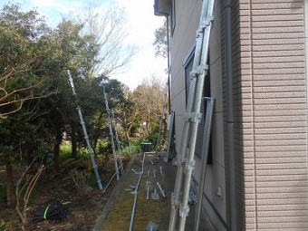 足場架設工事