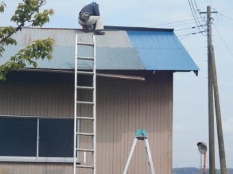 波トタン屋根葺き替え工事