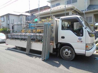 足場架設工事