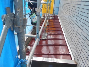 ベランダ塗装工事
