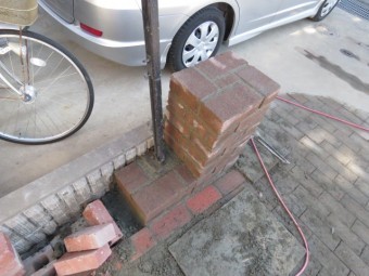 門柱工事