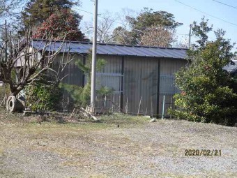 プレハブ小屋の屋根工事