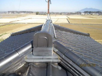 瓦屋根漆喰工事