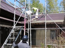 足場架設工事