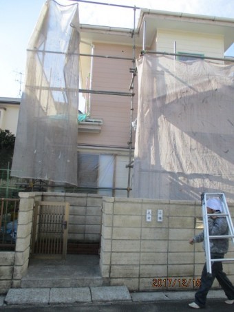 牛久市塗装工事