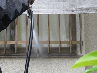 外壁高圧洗浄4