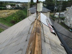 つくばみらい市で棟板金工事前