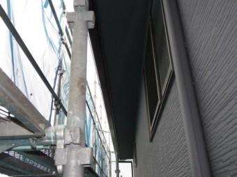 竪樋の詰まり除去工事