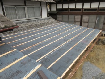 波トタン葺き替え工事