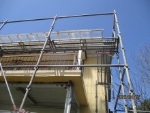 ベランダの屋根波板交換