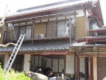 ベランダ屋根工事