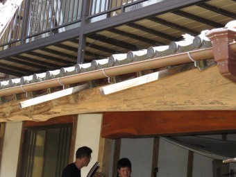 ベランダ屋根工事