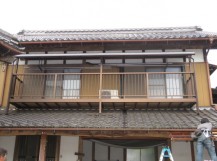 ベランダやね工事