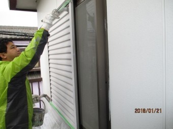 雨戸塗装工事