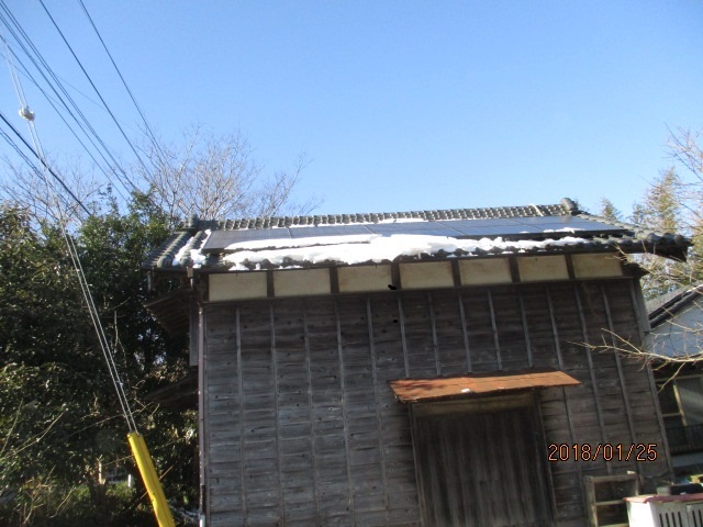 雪被害軒樋工事