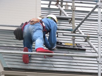 スレート屋根差し替え工事