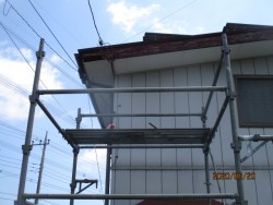 破風板交換工事