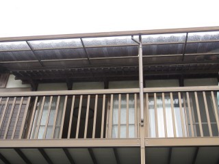ベランダ波板交換1