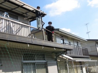 ベランダ解体