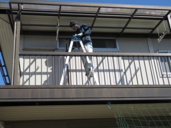 ベランダ解体