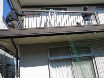ベランダ解体