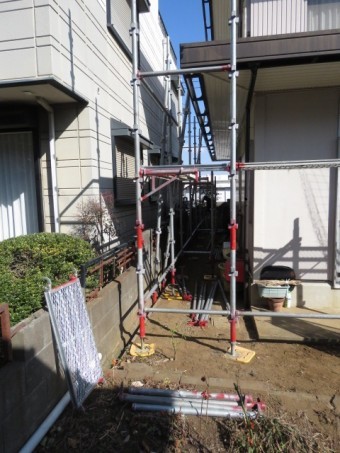 足場架設工事