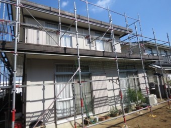 足場架設工事