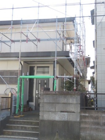 破風板金交換工事