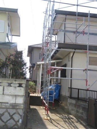 足場架設工事