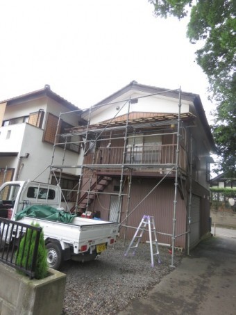 波板交換1