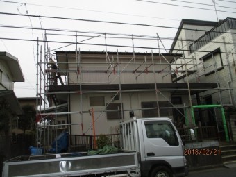 破風板金交換工事・