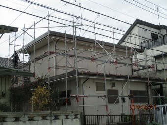 破風板金交換工事