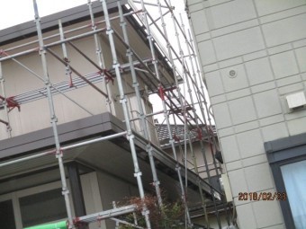 破風板金交換工事