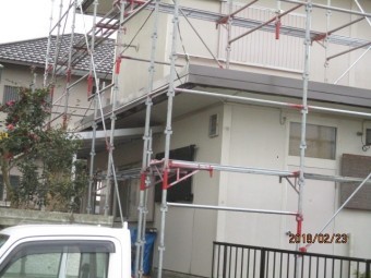 破風板金交換工事
