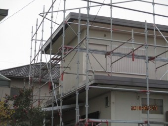 破風板金交換工事