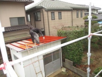倉庫塗装工事