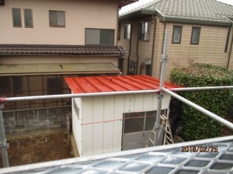 倉庫塗装工事