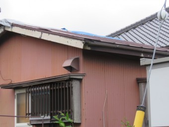 台風被害工事
