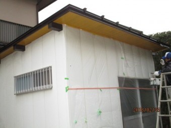 倉庫塗装工事