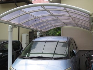 カーポート工事1