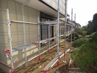 足場架設工事