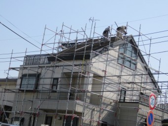 足場架設工事