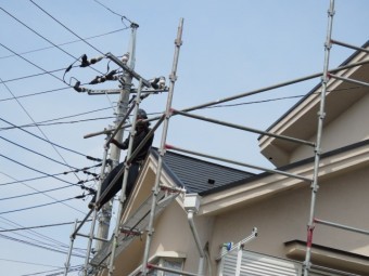 足場架設工事