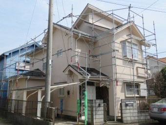足場架設工事