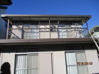 ベランダ復元工事