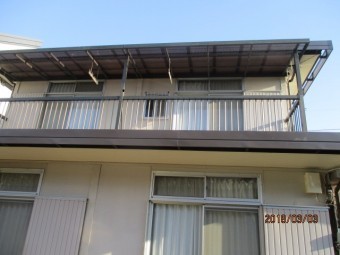 ベランダの復元
