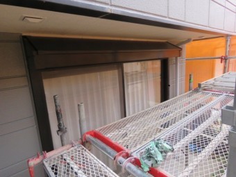 シャッターボックス塗装
