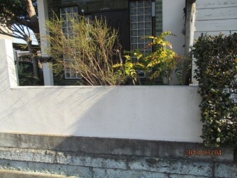 ブロック塀補修