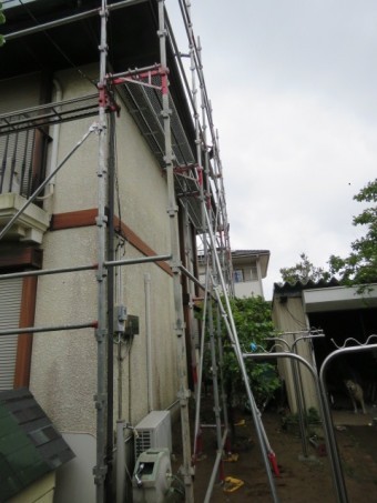 足場架設工事