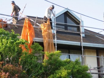カバー工法屋根葺き替え